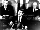 President John F. Kennedy expands U.S. Space Program