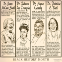 Cartoon: Black History Month, conceived by Phil Ness, drawn by Reeve, 2022.